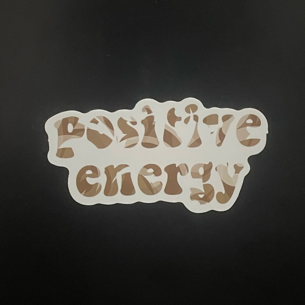 “positive energy” Sticker